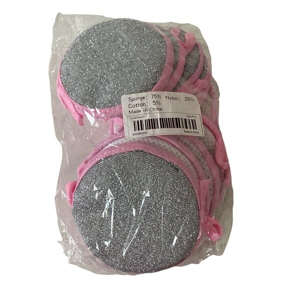 Double Sided Kitchen Cleaning Sponges 10pc Durable Scouring Pads Dish Cookware - Picture 1 of 7